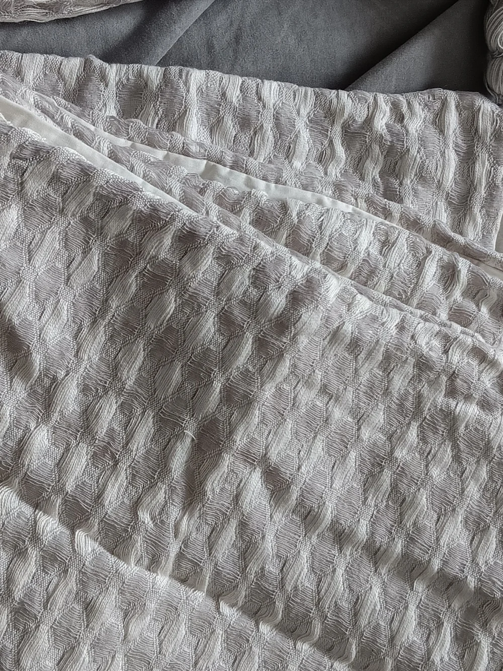 Urban Outfitters White Cotton Care-Label Shams. Standard Pillow Size